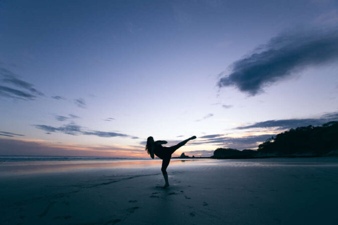 Martial Arts at the Beach