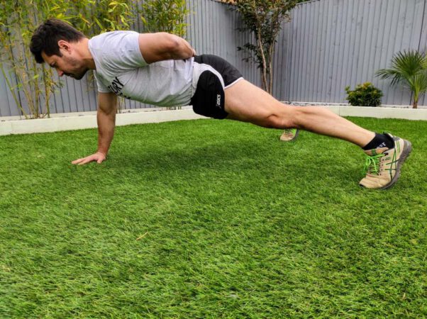 Man doing Calisthenics