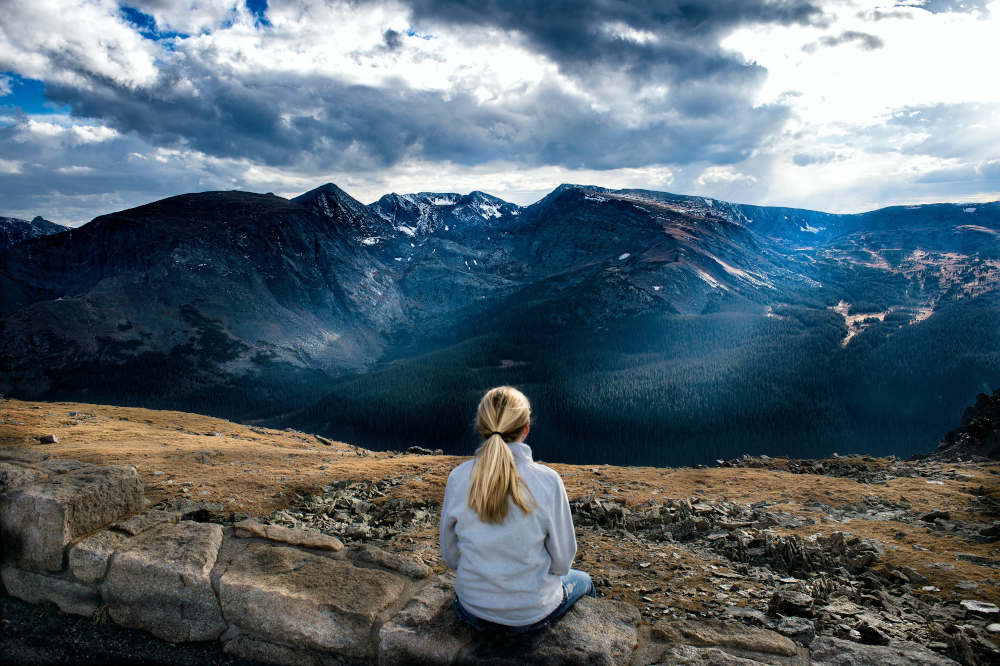 Woman in nature